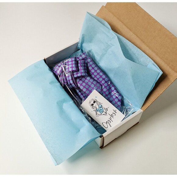 Ogsplosh Black White And Grey Women's Ascot Scarf BNWT - Picture 7 of 7